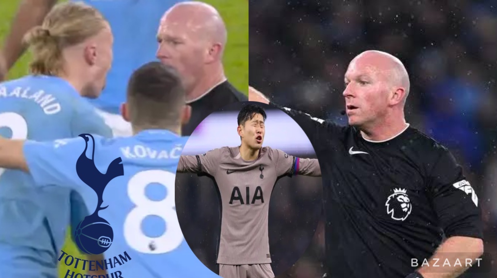 Suspension is likely to happen to Manchester city young man … Report reveals what Haaland said to Simon Hooper’s and Tottenham goal scorer After the end of the clash