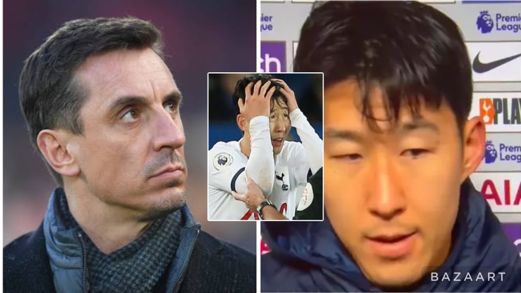 I’m shocked.. I can’t believe one of the best pundit,Gary Neville can make such comment about Heung min son Despite leading Tottenham high goal scorer this season