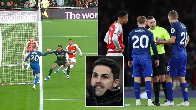 VAR expert explains why Tomas Soucek’s controversial goal vs Arsenal was allowed to stand