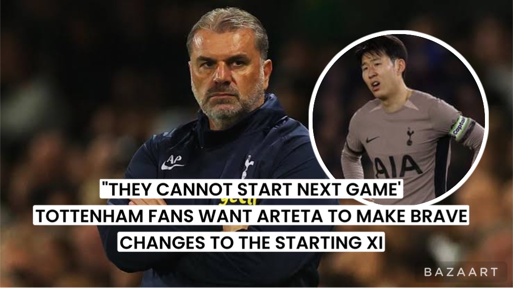 Tottenham fans want Ange to rest two players ahead of clash