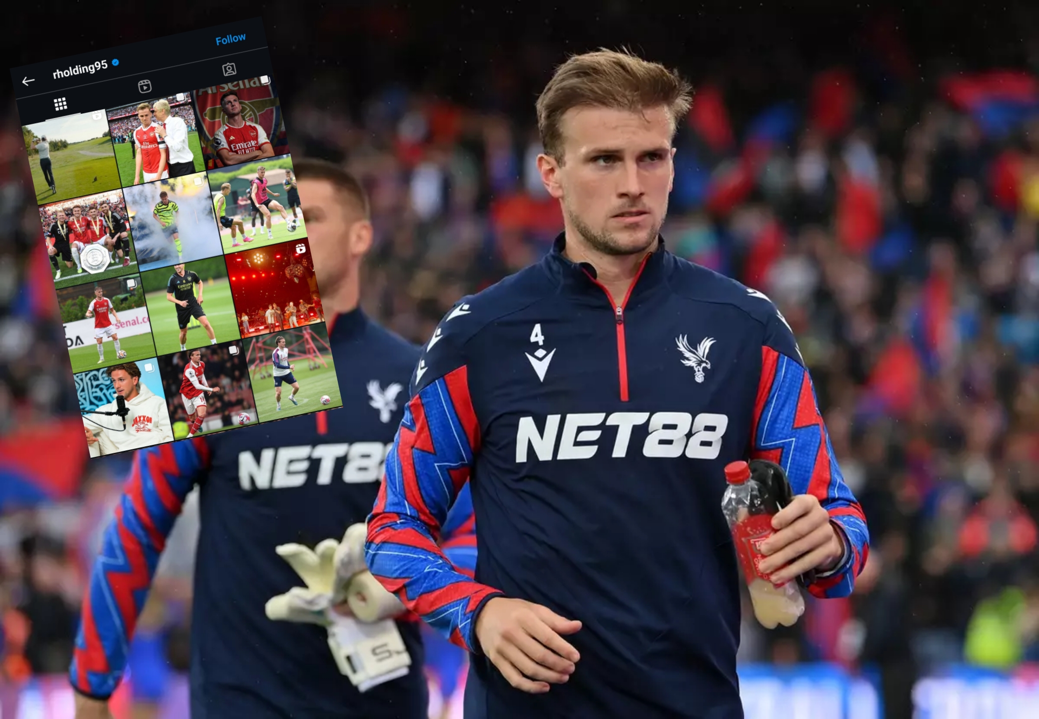 JUST IN: SOCIAL MEDIA MELTDOWN! CRYSTAL PALACE PLAYER ERASES ALL TRACES OF THE CLUB ONLINE AFTER BEING BANISHED