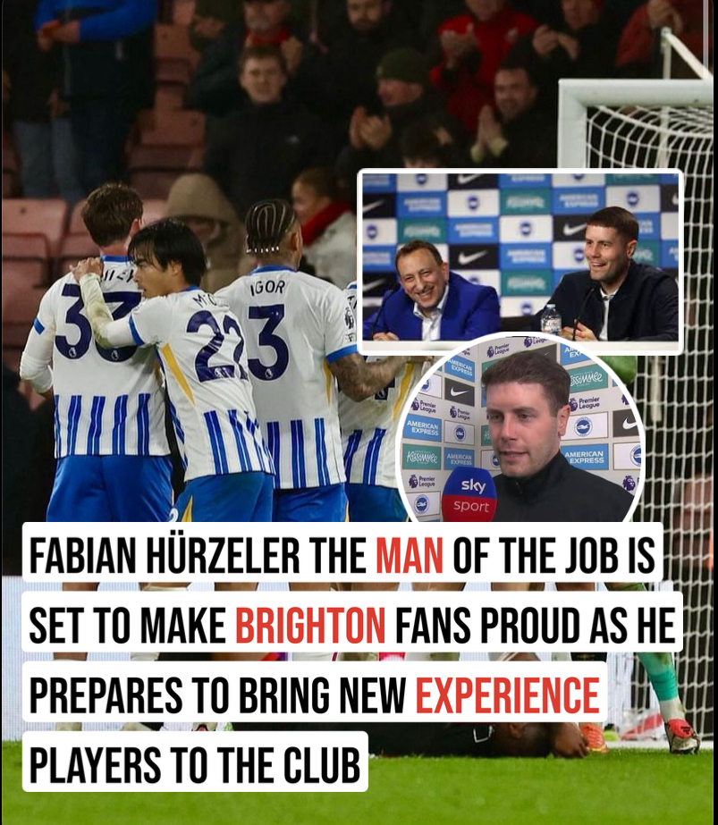 Fabian Hürzeler the man of the job is set to make brighton fans proud as he prepares to bring new experience players to the club