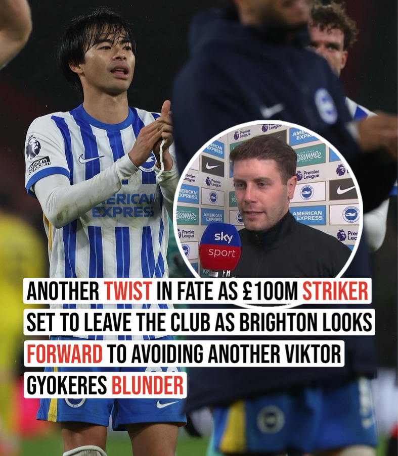 Another twist in fate as £100m striker set to leave the club as Brighton looks forward to avoiding another viktor gyokeres blunder