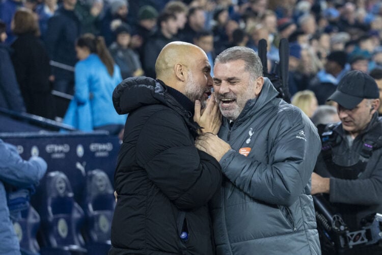 Ange postecoglou reveals what Guardiola told him during the match as Guardiola learned his lessons through the hard way