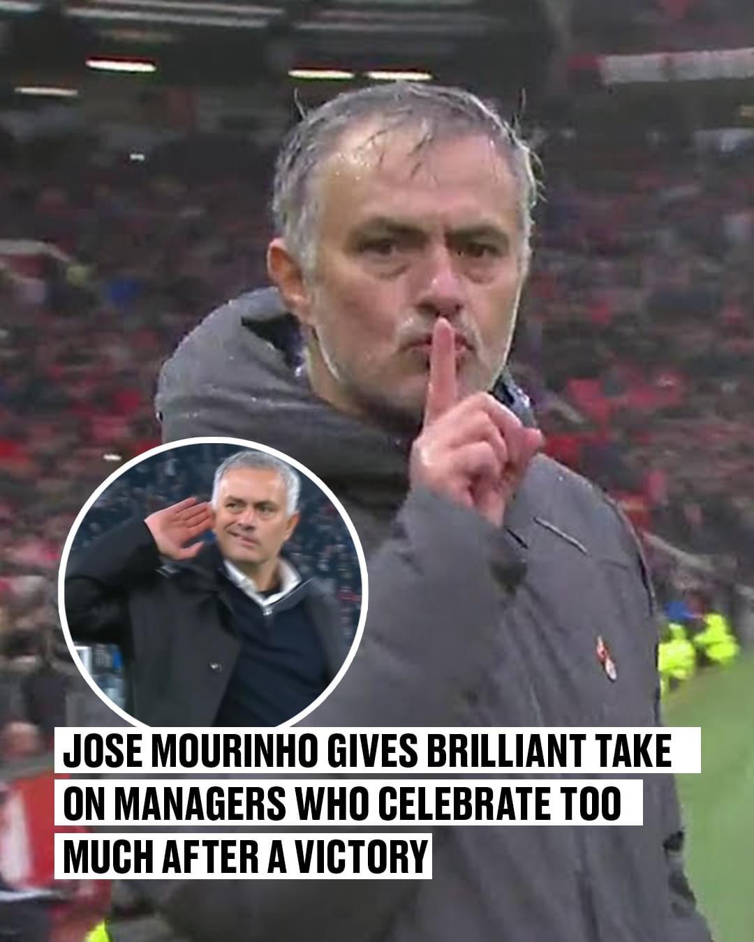 Jose mourinho gives brilliant takes on manager Lopetegui who celebrated too much after Newcastle victory