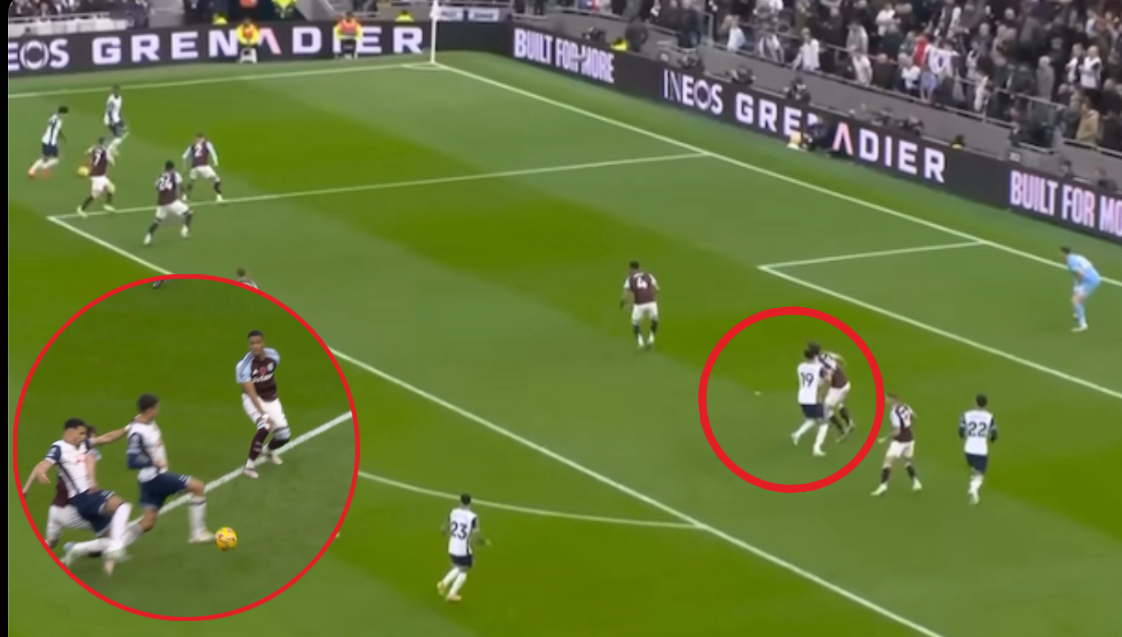 “WHAT IS HE DOING?!” – FANS BAFFLED BY ONE PLAYER’S ROLE IN TOTTENHAM GOAL AS DAMNING REPLAY EMERGES