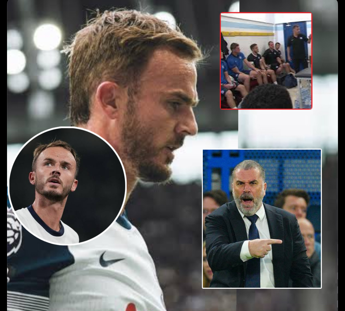 INSIDE SOURCE REVEALS EXACTLY WHAT TOTTENHAM STAR SAID TO ANGE POSTECOGLOU THAT CAUSED PROBLEM AS MADDISON SILENTLY DELIVER TWO-WORD AND ARGUMENT STARTED & WHO IS REALLY TO BLAME