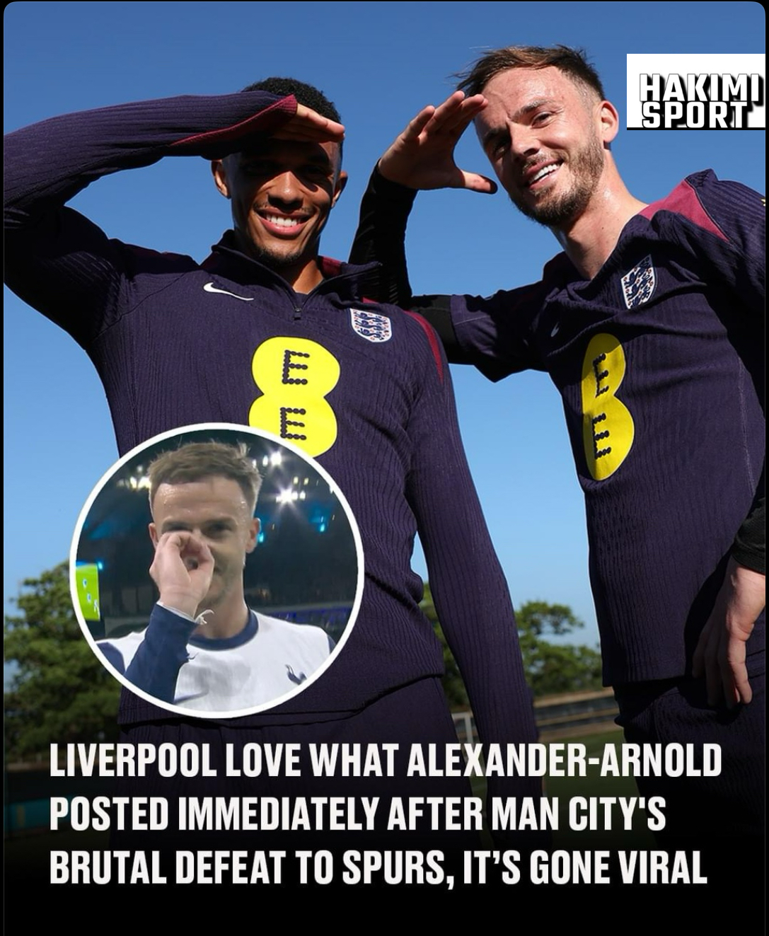 LIVERPOOL LOVE WHAT ALEXANDER-ARNOLD POSTED IMMEDIATELY AFTER MAN CITY’S BRUTAL DEFEAT TO SPURS, IT’S GONE VIRAL