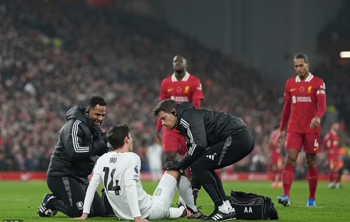 Big Blow for Aston Villa as Unai Emery Gives Time Frame on When Paul Torres Will Return to Action after he Sustain Hamstring Injury During 2-0 Loss against Liverpool