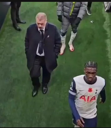 Fan footage shows Ange Postecoglou clashing with his own supporters as pressure builds on Tottenham boss