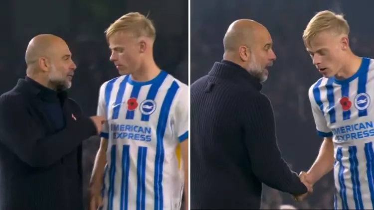 FANS SHOCKED AS LIP READER REVEALS WHAT PEP GUARDIOLA REALLY SAID TO JAN PAUL VAN HECKE IN HEATED EXCHANGE AFTER BRIGHTON VS MAN CITY