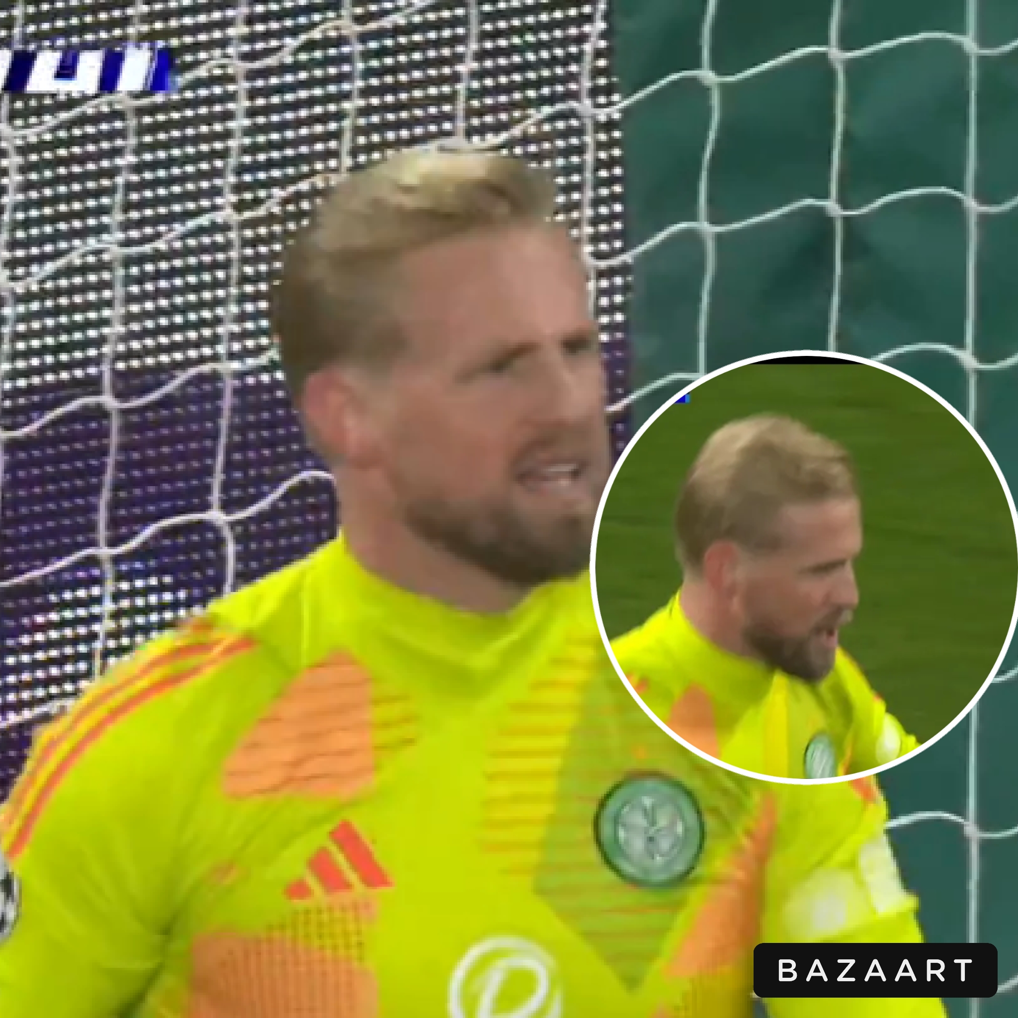 KASPER SCHMEICHEL SHARES CELTIC TRAINING GROUND MESSAGE PRE- RANGERS