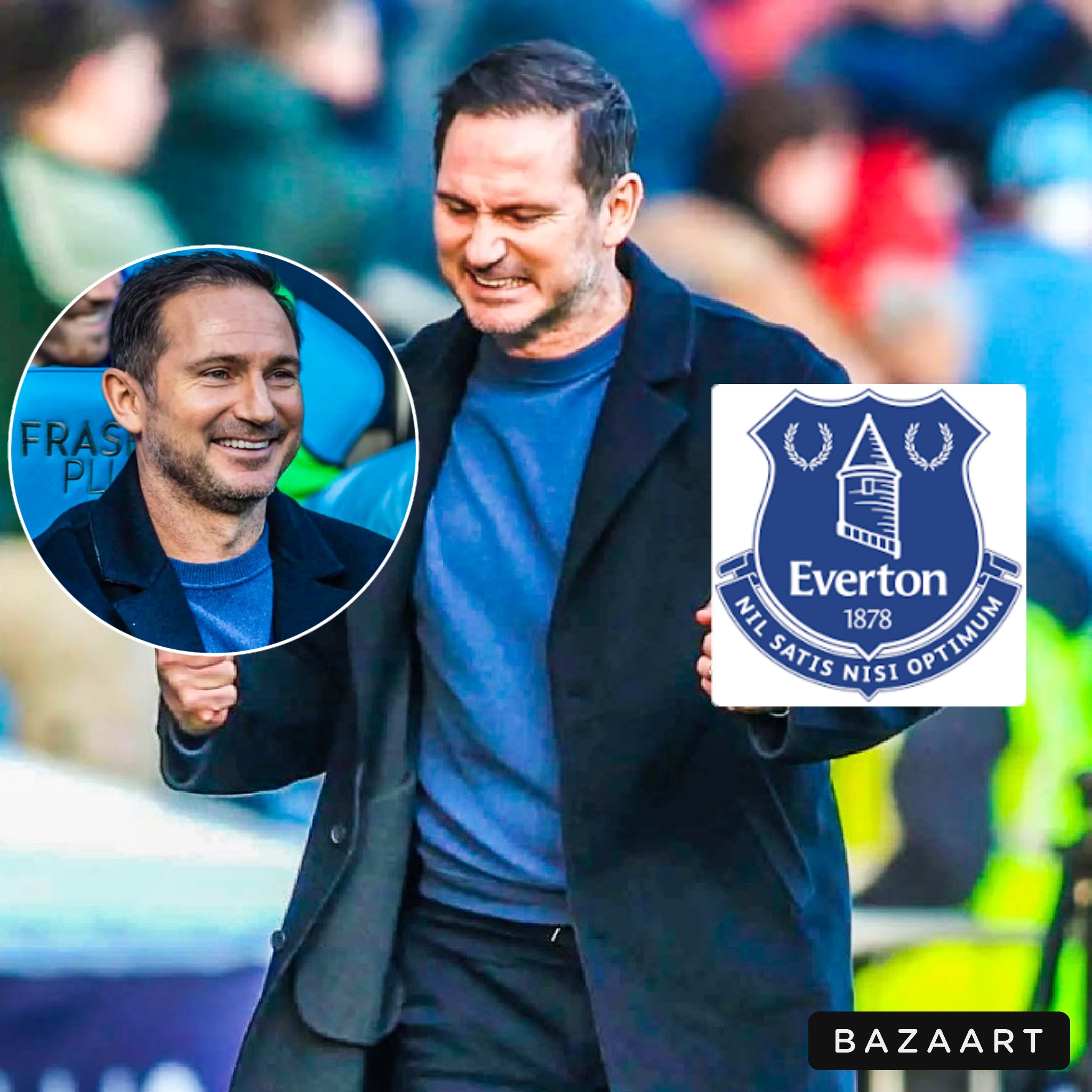 FRANK LAMPARD SEND THREE WORD MESSAGE TO EVERTON FANS AFTER LATEST DEVELOPMENT