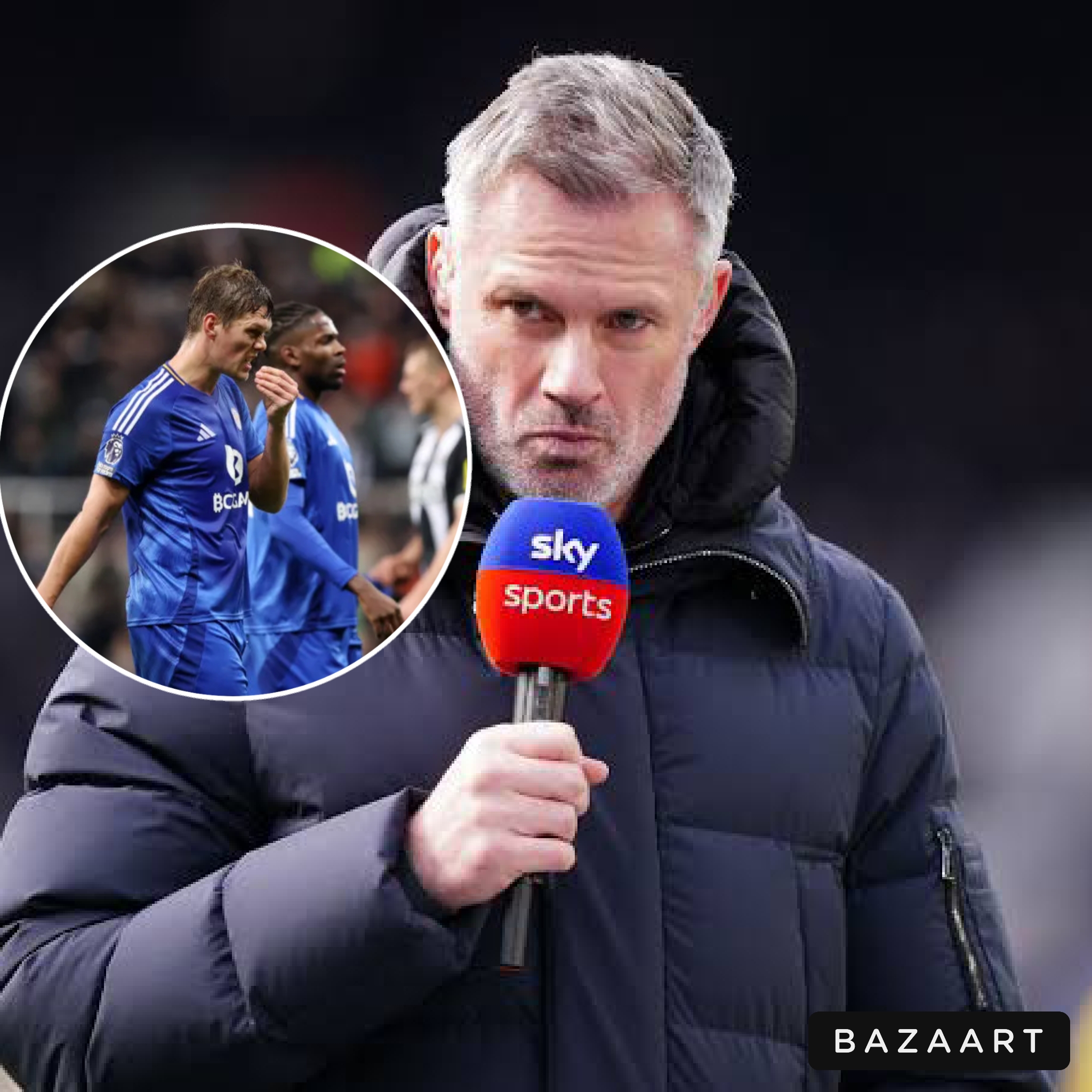 LEICESTER CITY FANS SAVAGE ‘CLOWN’ JAMIE CARRAGHER AFTER WHAT HE SAID LIVE ON AIR