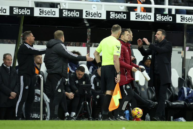 Ruud Van Nistelrooy reveals exactly what he said to Jason Tindall as Newcastle thrash Leicester that lead to uncontrolled behavior during the game