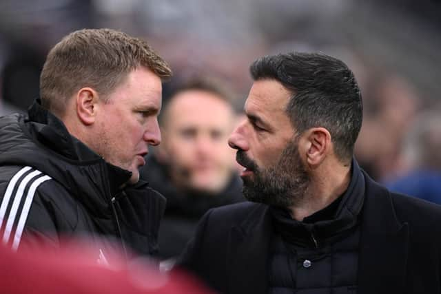 EDDIE HOWE REACTS TO ALAN SHEARER’S SHOCKING MESSAGE TO RUUD VAN  NISTELROOY SIDE AFTER DEFEAT