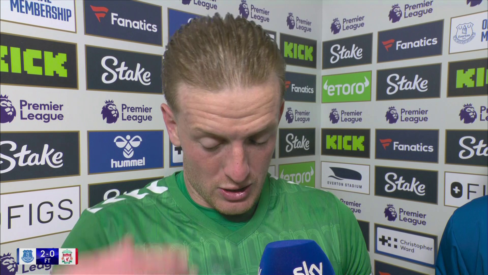 Everton Goalkeeper Jordan Pickford left fans in totally heartbreak with his press release “ I can’t continue like this with the club”