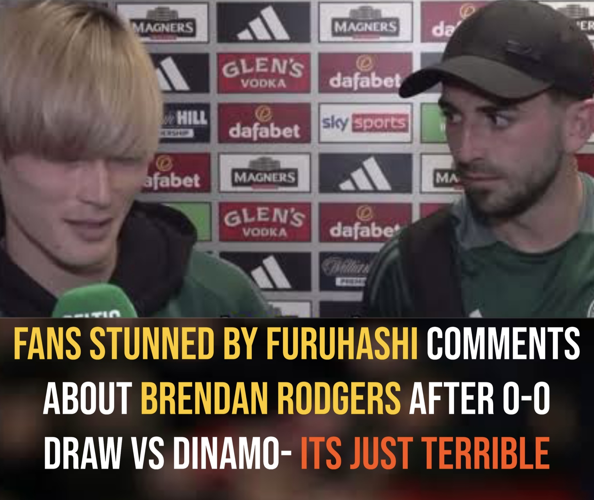 FANS STUNNED BY FURUHASHI COMMENTS ABOUT BRENDAN RODGERS AFTER 0-0 DRAW vs dinamo- its just terrible