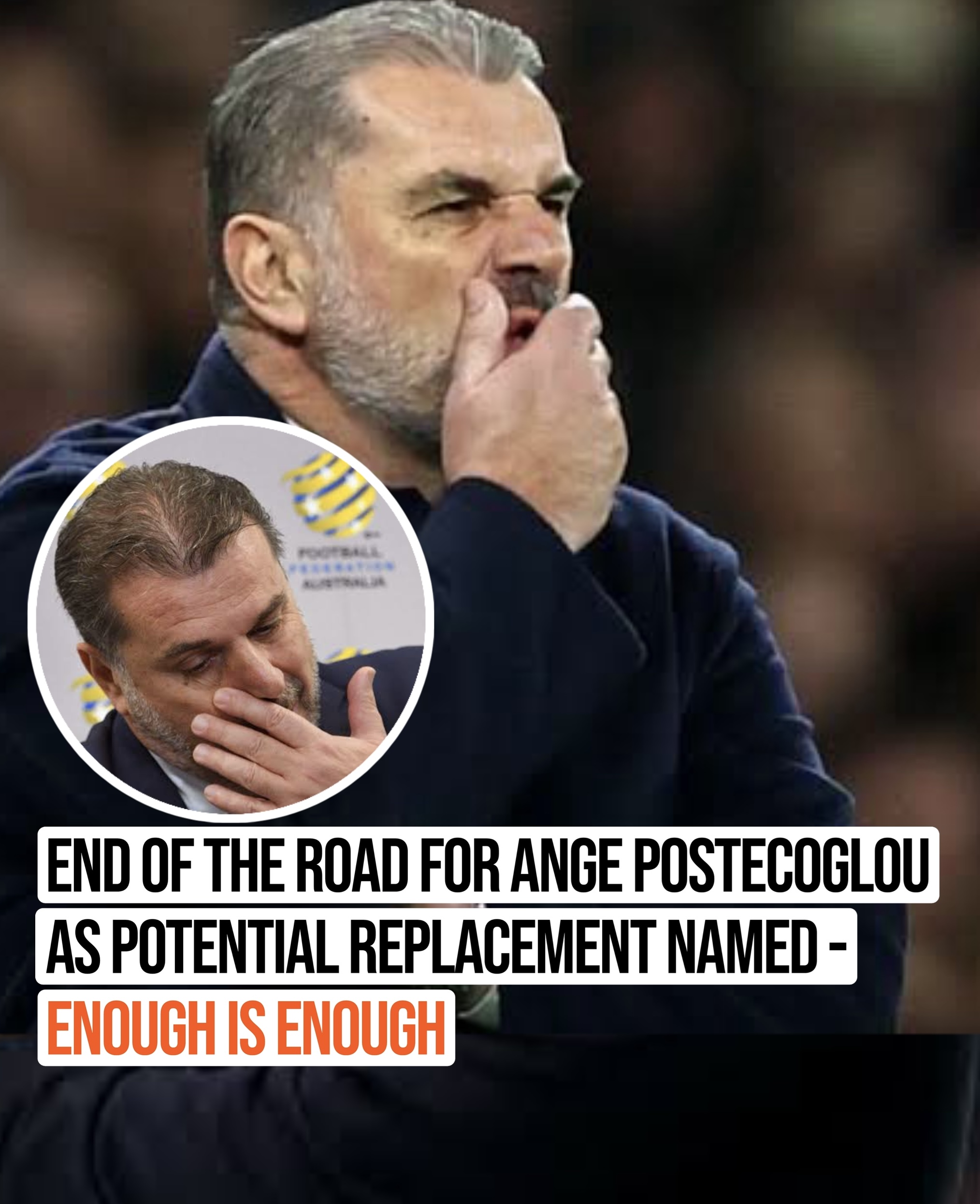 End of the road for ange postecoglou as potential replacement named – enough is enough