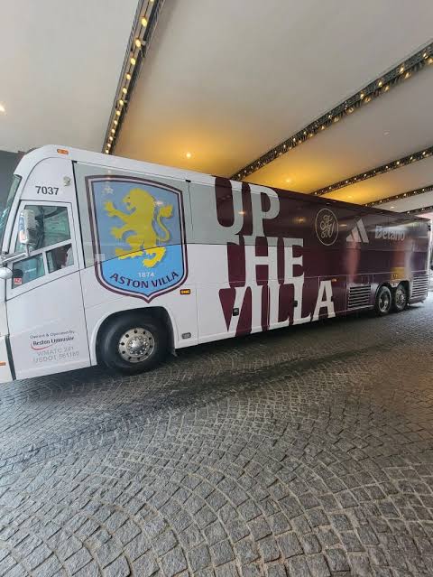 FANS FAVORITE ‘LEFT BEHIND’ BY ASTON VILLA  TEAM BUS AFTER DEFEAT TO CHELSEA IN THE PREMIER  LEAGUE