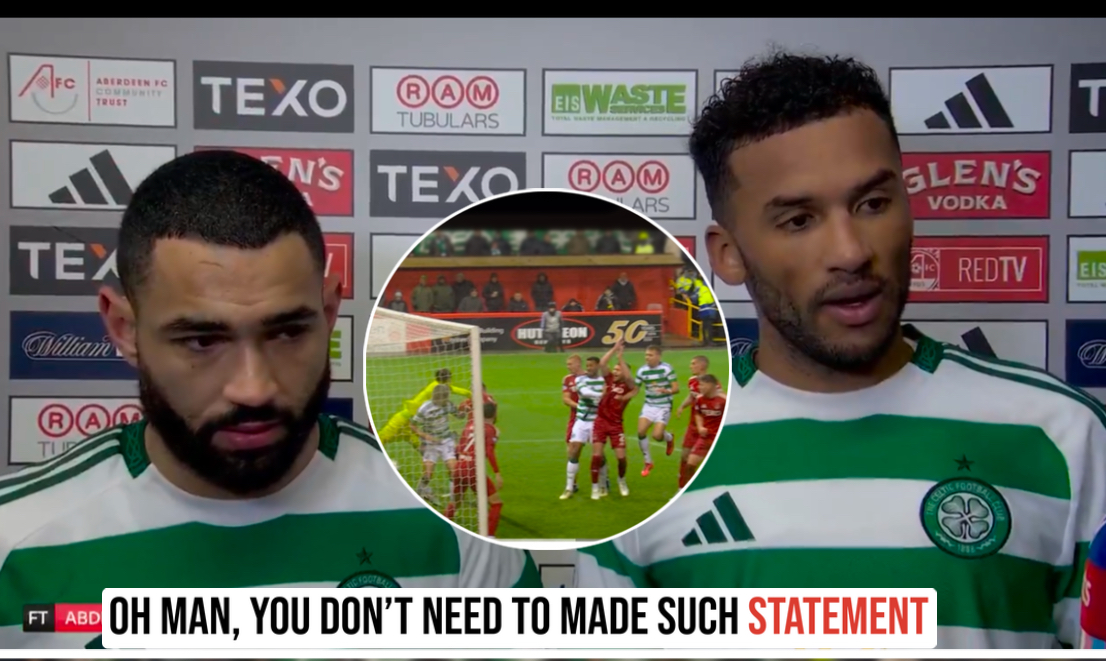 CARTER-VICKER DESTROYED STANDARD OF SCOTTISH REFEREE IN THE POST MATCH INTERVIEW AFTER DISALLOWED GOAL