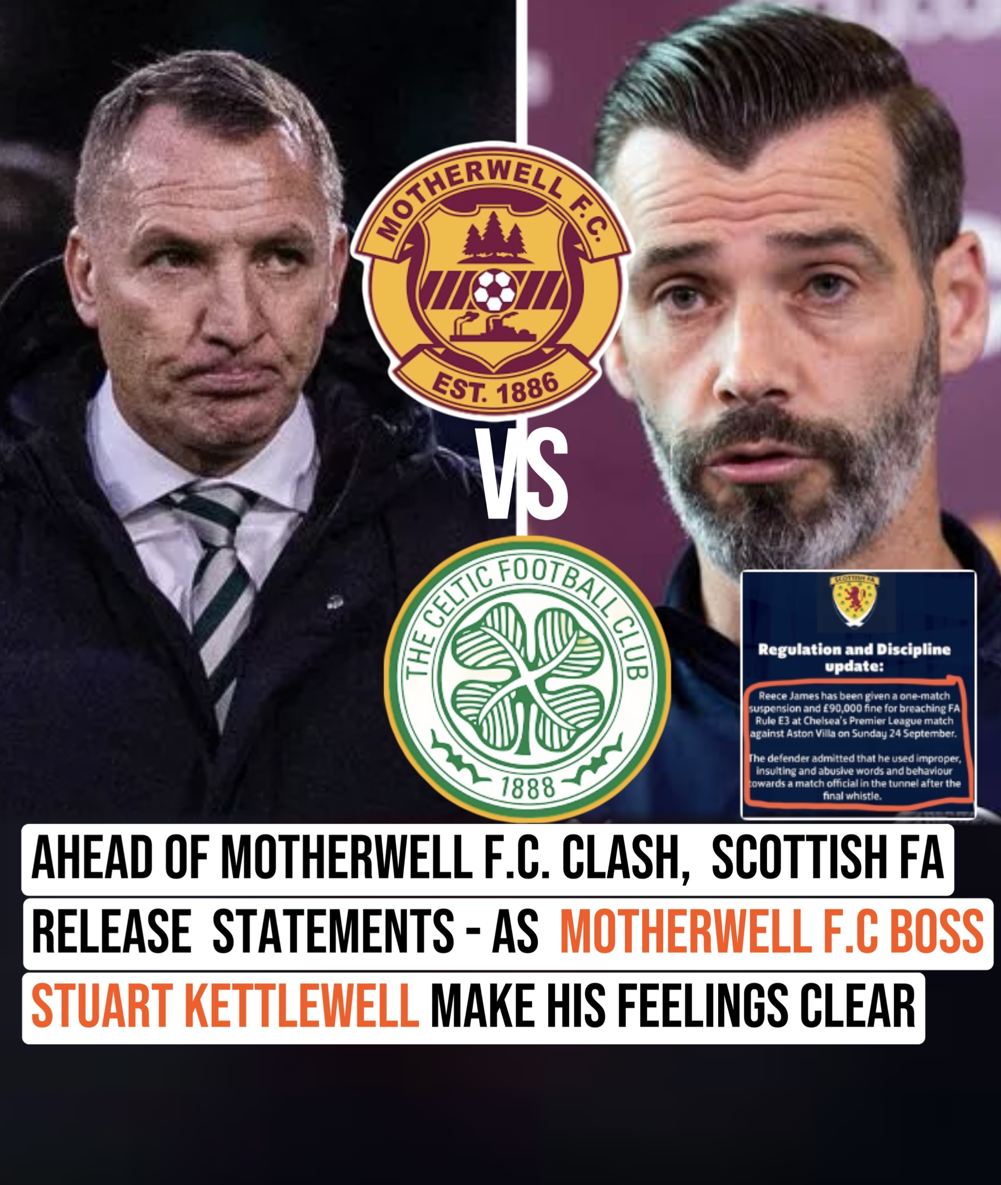 Tensions Rise Ahead of Motherwell F.C. vs Celtic Clash as Scottish FA Release Statement