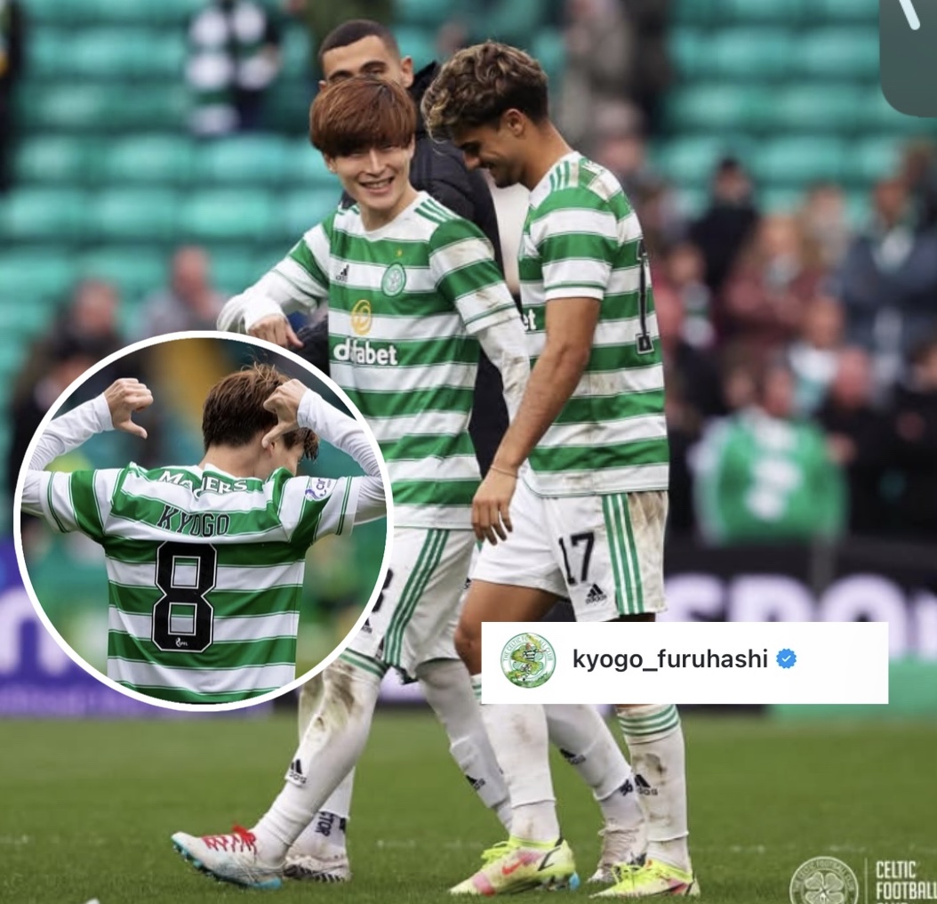 Fans noticed what kyogo furuhashi posted on social media ahead of motherwell f.c clash- it catch the attention of everyone