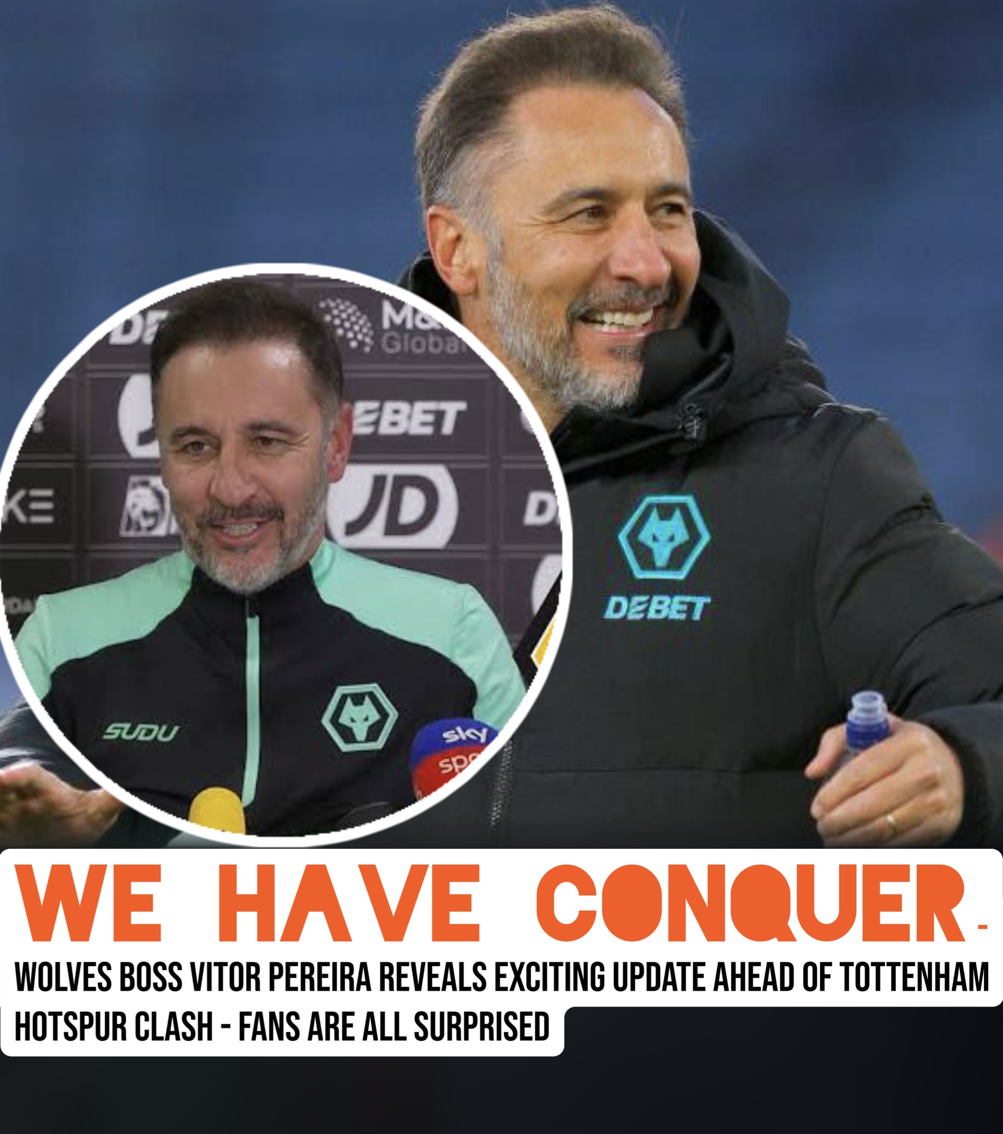 We have conquer – wolves boss vitor Pereira reveals exciting update ahead of Tottenham Hotspur clash – fans are all surprised