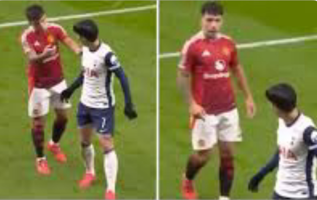 FANS HAVE WORKED OUT LISANDRO MARTINEZ FIVE-WORD MESSAGE TO HEUNG MIN SON IN HEATED MOMENT AS FANS RELEASE EXACTLY WHAT MARTINEZ SAID TO TOTTENHAM CAPTAIN