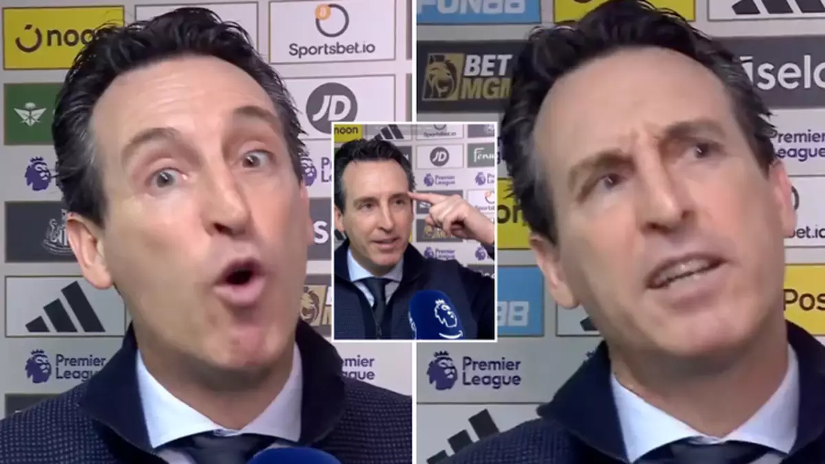 Unai Emery goes on extraordinary rant at Anthony Taylor and VAR over Jhon Duran red card and it’s even shocked Aston Villa fans