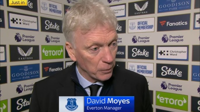 DAVID MOYES PRODUCES AWKWARD POST MATCH INTERVIEW DESPITE EVERTON VICTORY IT COULD BE THE END