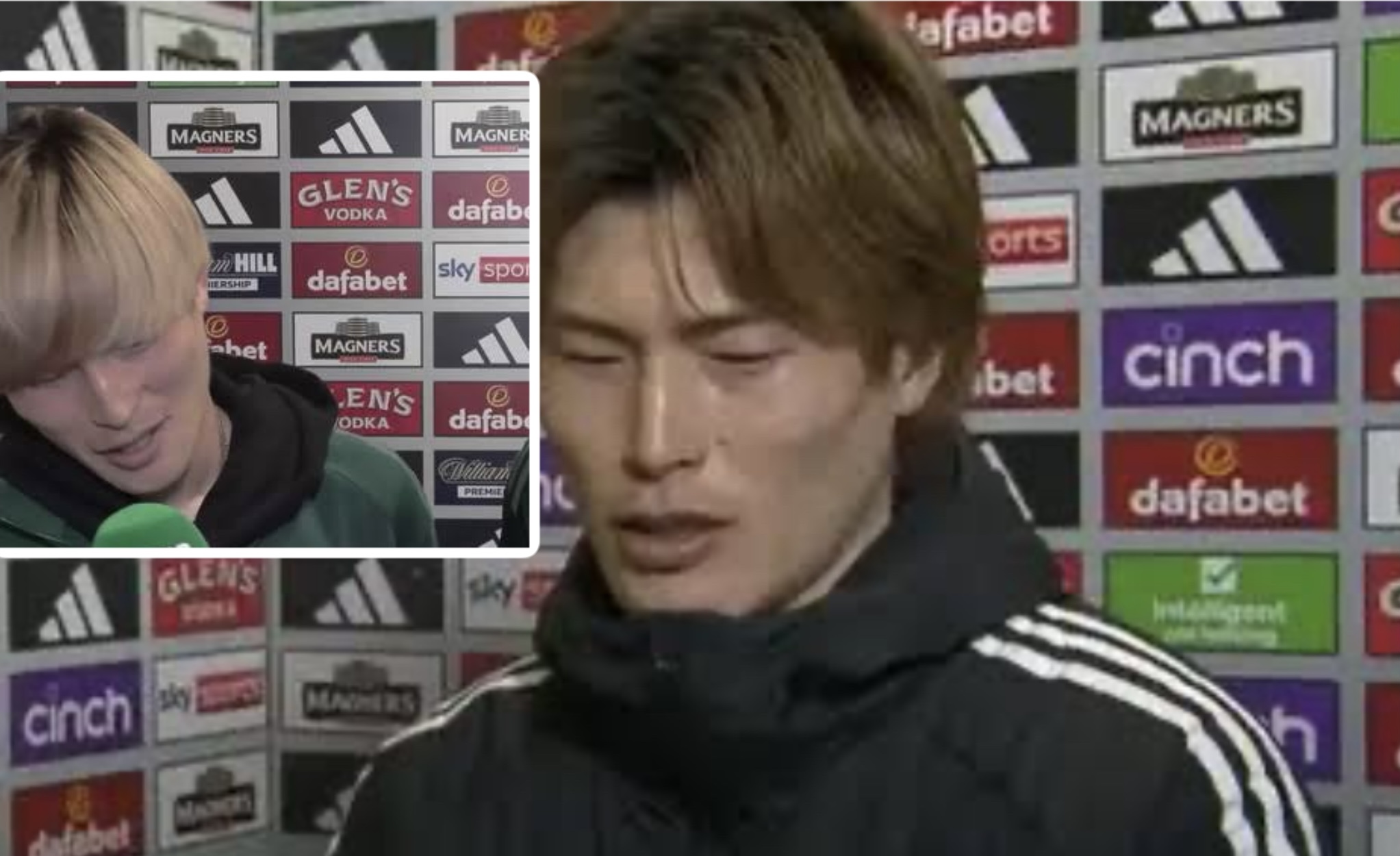 Fans stunned by kyogo furuhashi post match interview after Young Boys 1:0 win,- it’s terrible  and fans knows why