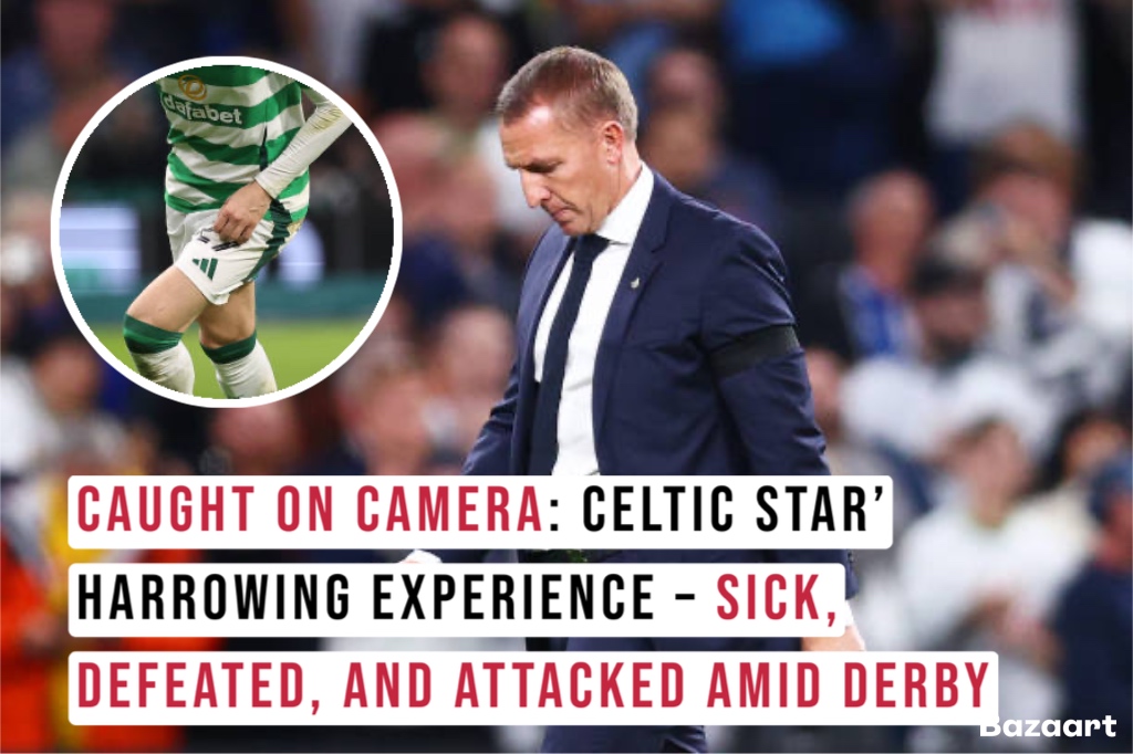 Caught on Camera: Celtic Star’ Harrowing Experience – Sick, Defeated, and Attacked Amid Derby