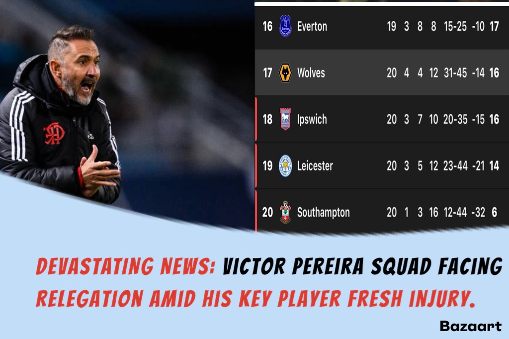 DEVASTATING NEWS: Victor Pereira Squad facing relegation amid his key player fresh injury.