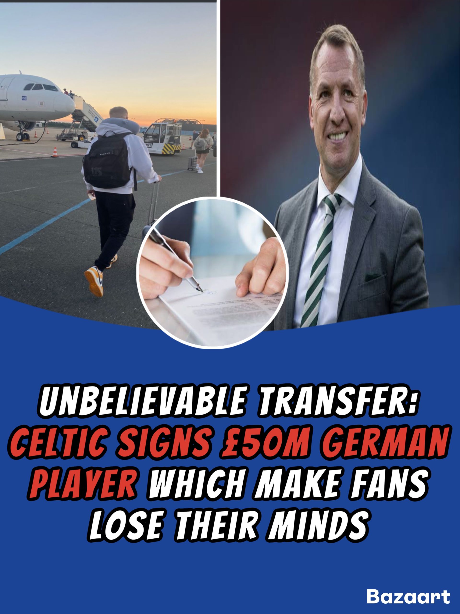 Unbelievable Transfer: Celtic Signs £50M German Player which make fans lose their minds