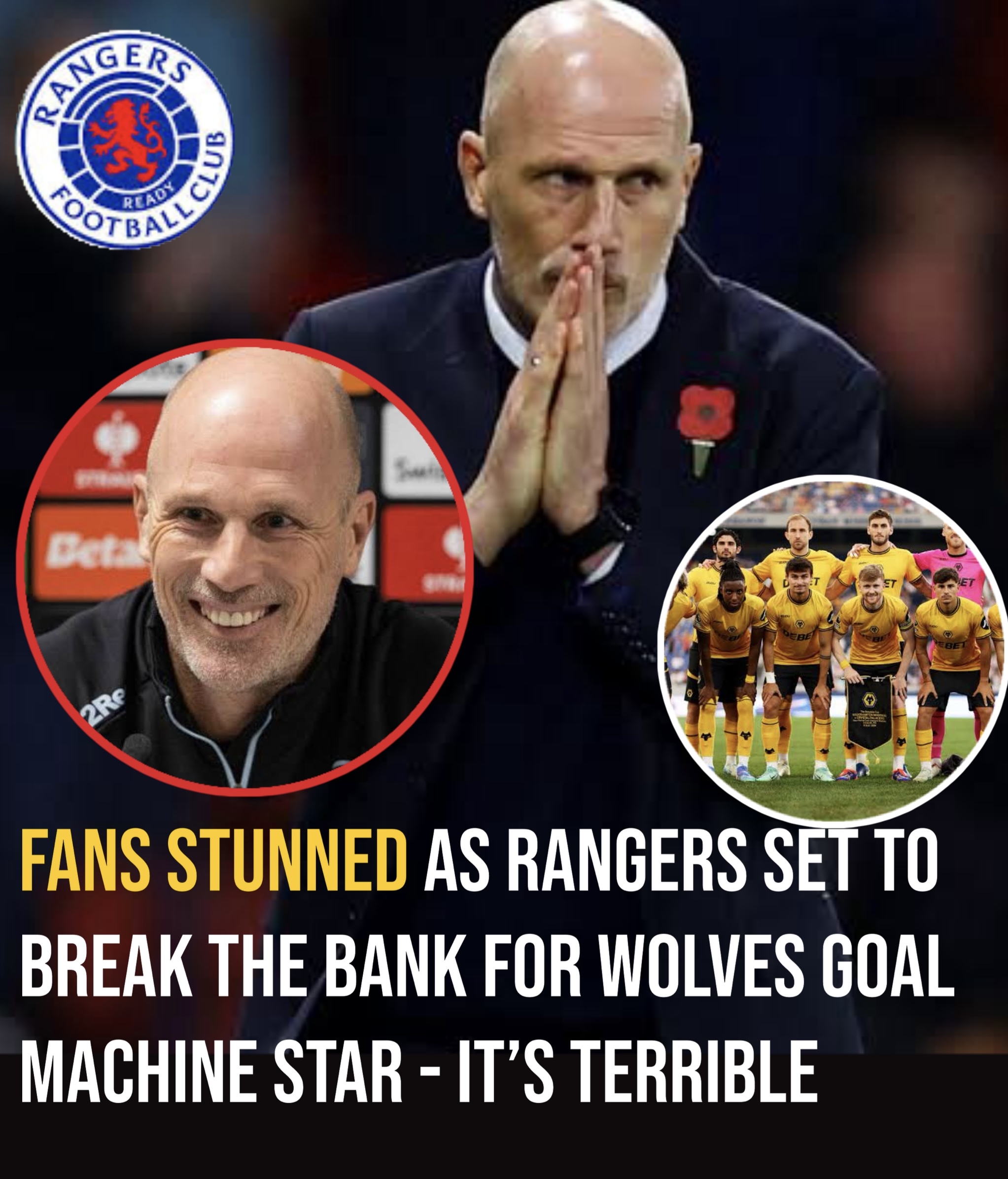 Fans stunned as Rangers set to break the bank for wolves goal machine star – it’s terrible