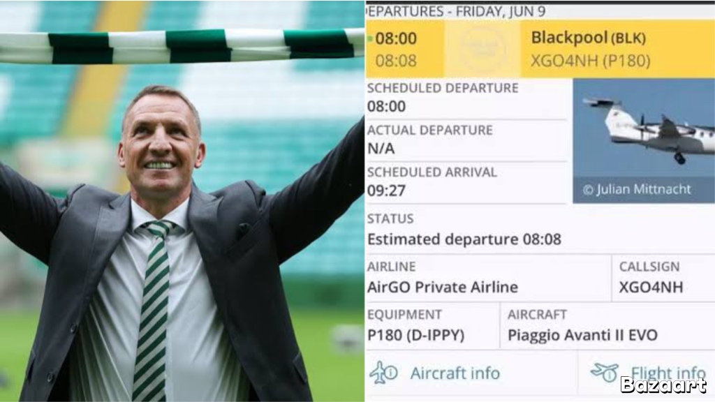 CELTIC ON THE VERGE TO SIGN TOP SUMMER TARGET AS CELTIC FANS COULDN’T WAIT A BIT THEY MOVED TO TRACKED THE PRIVATE PLANE