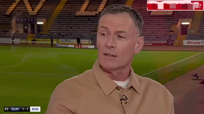 CHRIS SUTTON RELENTLESSLY MOCKS ‘EMBARRASSING’ RANGER AFTER DUNDEE DRAW