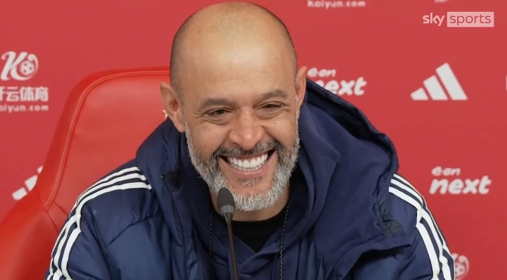 FANS SPOT NUNO ESPÍRITO SANTO’S ABSOLUTELY ‘FURIOUS’ REACTION TO NOTTINGHAM FOREST STAR