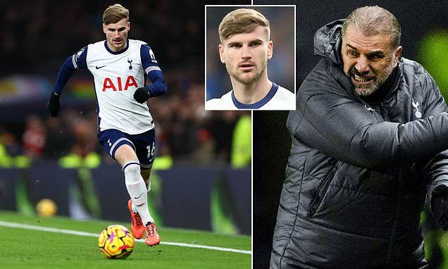 WE HAVE HAD ENOUGH OF HIM TOTTENHAM MUST REMOVE FINISH TIMO WERNER- FANS REACT TO NEW DETAIL