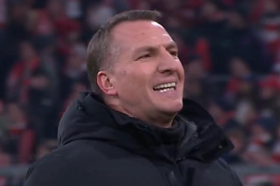 NEW FOOTAGE REVEALS BRENDAN RODGERS FRUSTRATED REACTION TO KEY MOMENT IN BAYERN VS CELTIC