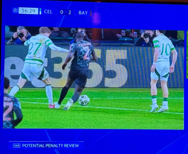 IT’S VERY OBVIOUS, YOU CANT CALL IT VAR ERROR,CELTIC FANS KEEP GETTING SLEEPLESS NIGHT OVER WHAT REFEREE DID DURING BAYERN MUNICH CLASH