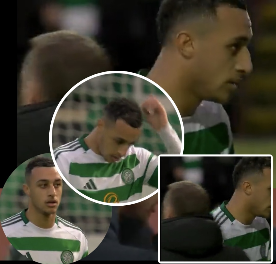 Celtic fans captured what idah did outside the pitch after substitution –  it’s terrible – Rodgers should address the issue before it’s too late