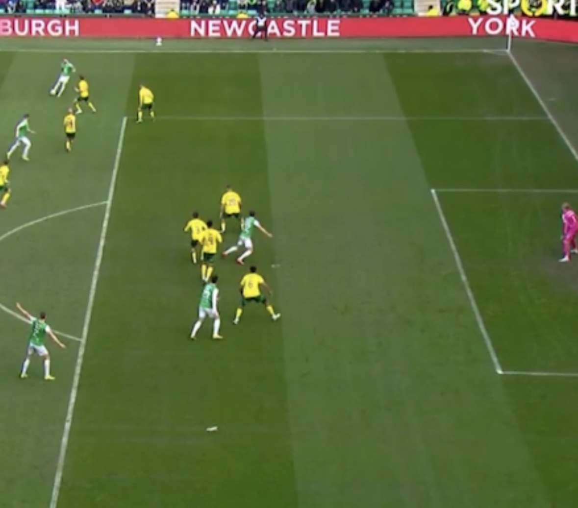 ALTERNATE ANGLE OF OFFSIDE INCIDENT DURING HIBERNIAN VS CELTIC CHANGES EVERYTHING, FANS ARE SPEECHLESS