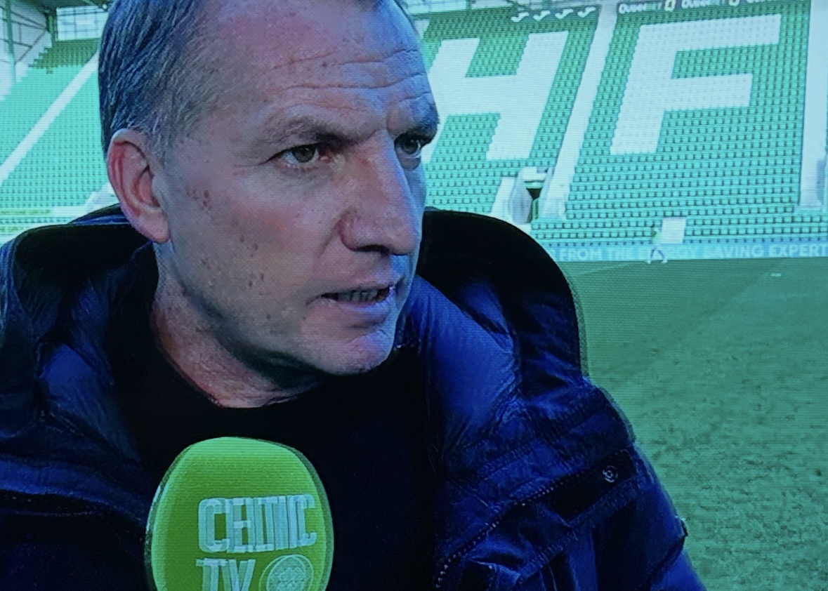 FANS CAN’T BELIEVE ‘DELUSIONAL’ BREDAN RODGERS POST MATCH INTERVIEW AFTER HIBERNIAN DEFEAT, IT’S HIS WORST ONE YET