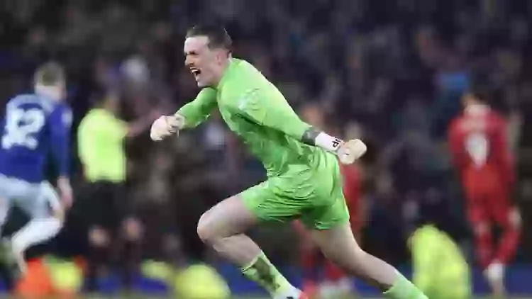 FANS SPOT WHAT JORDAN PICKFORD DID IMMEDIATELY AFTER EVERTON’S EQUALISER VS LIVERPOOL AND IT SUMS HIM UP