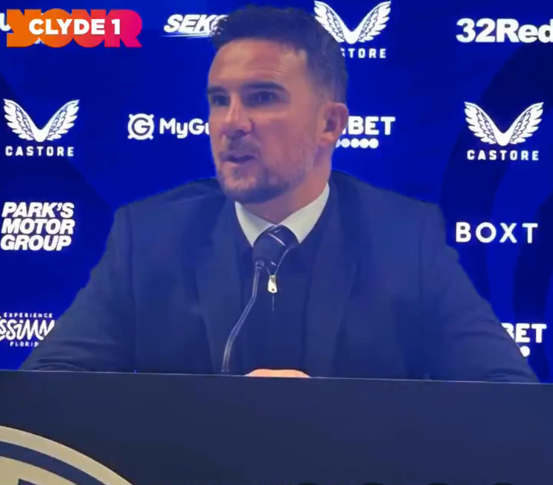 BARRY FERGUSON POST MATCH INTERVIEW AFTER DEFEAT TO MOTHERWELL GOT FANS ATTENTION BECAUSE ONE STATEMENT