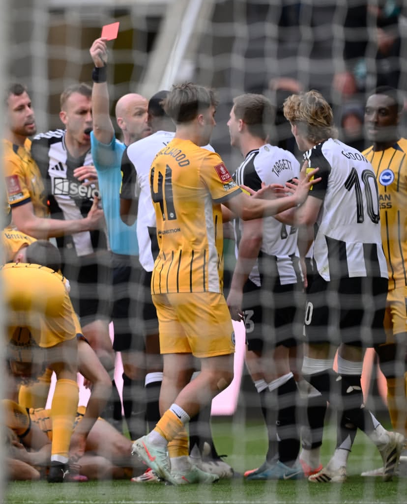 Van Hecke four word jab message to Anthony Gordon Brighton fans are really enjoying the show their defender is putting on volumes up