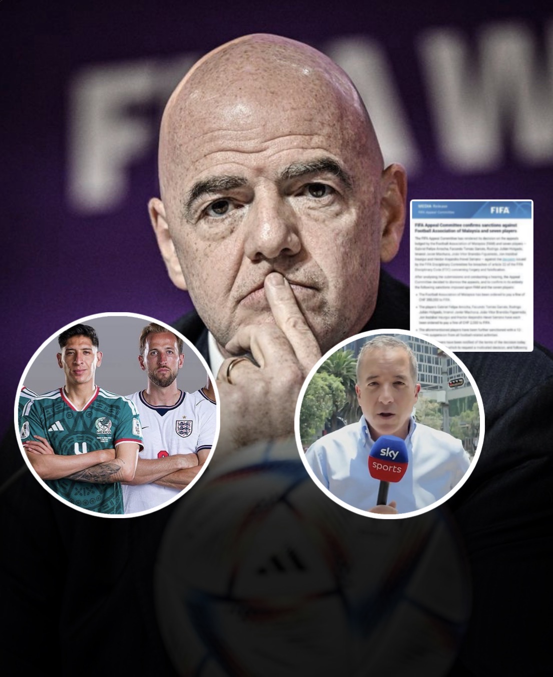 FIFA MAKES OFFICIAL ANNOUNCEMENT REGARDING ENGLAND VS MEXICO MATCH AS THUNDERSTORMS THREATEN KICK-OFF!